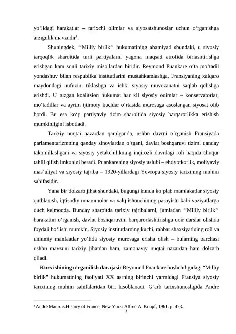 1926-1927-yillarda Puankare boshchiligidagi Milliy birlik hukumati 4