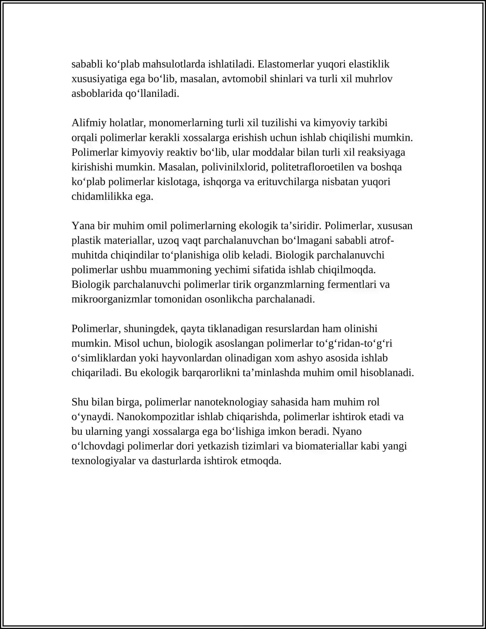 POLIMERLAR 4
