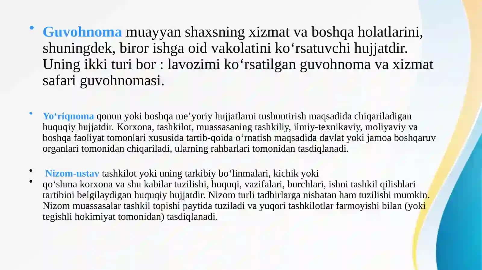TASHKILIY  HUJJATLAR  VA  ULARNING  TURLARI 4