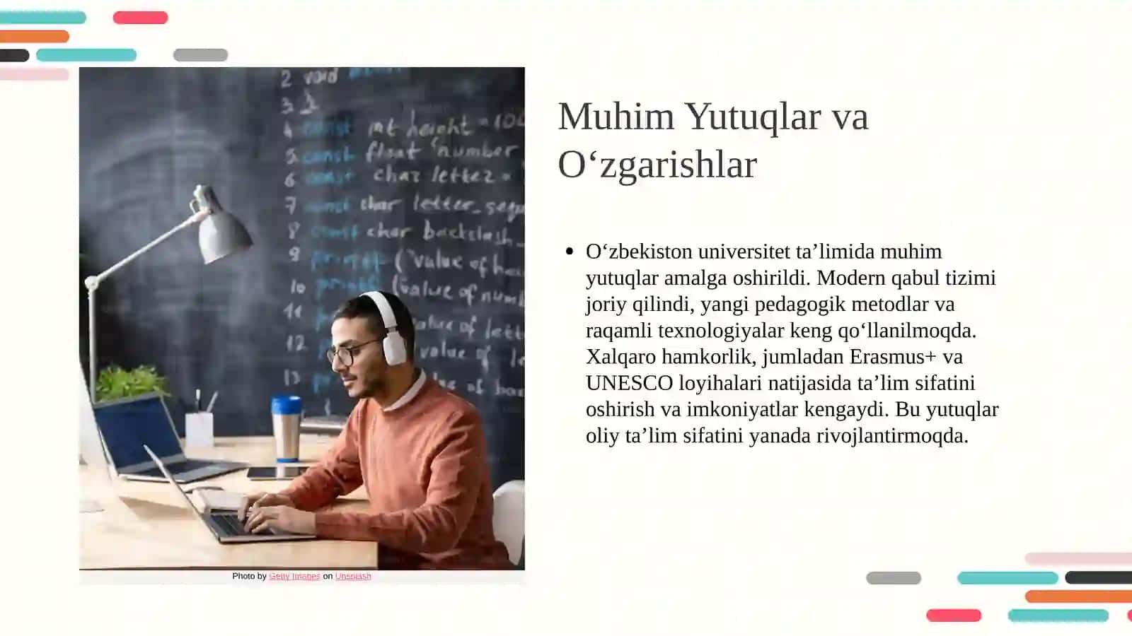 Oʻzbekiston universitet taʼlimining rivojlanishi 4