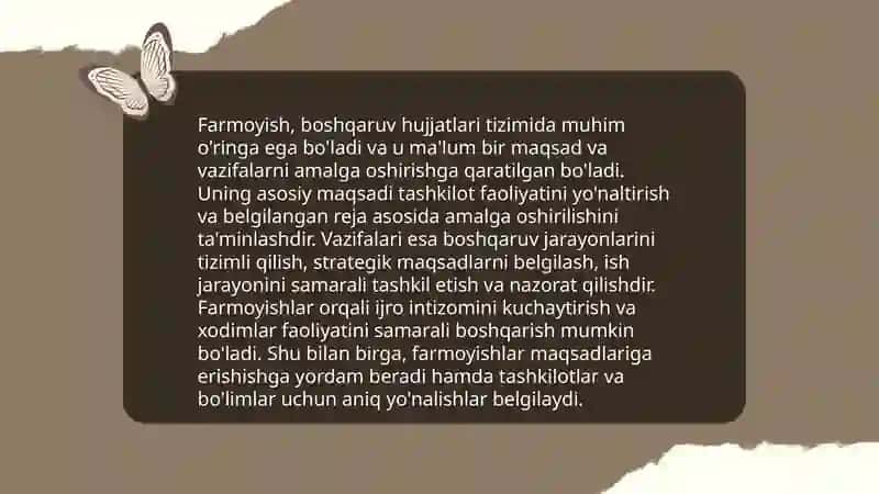 Farmoyish hujjatlari 4