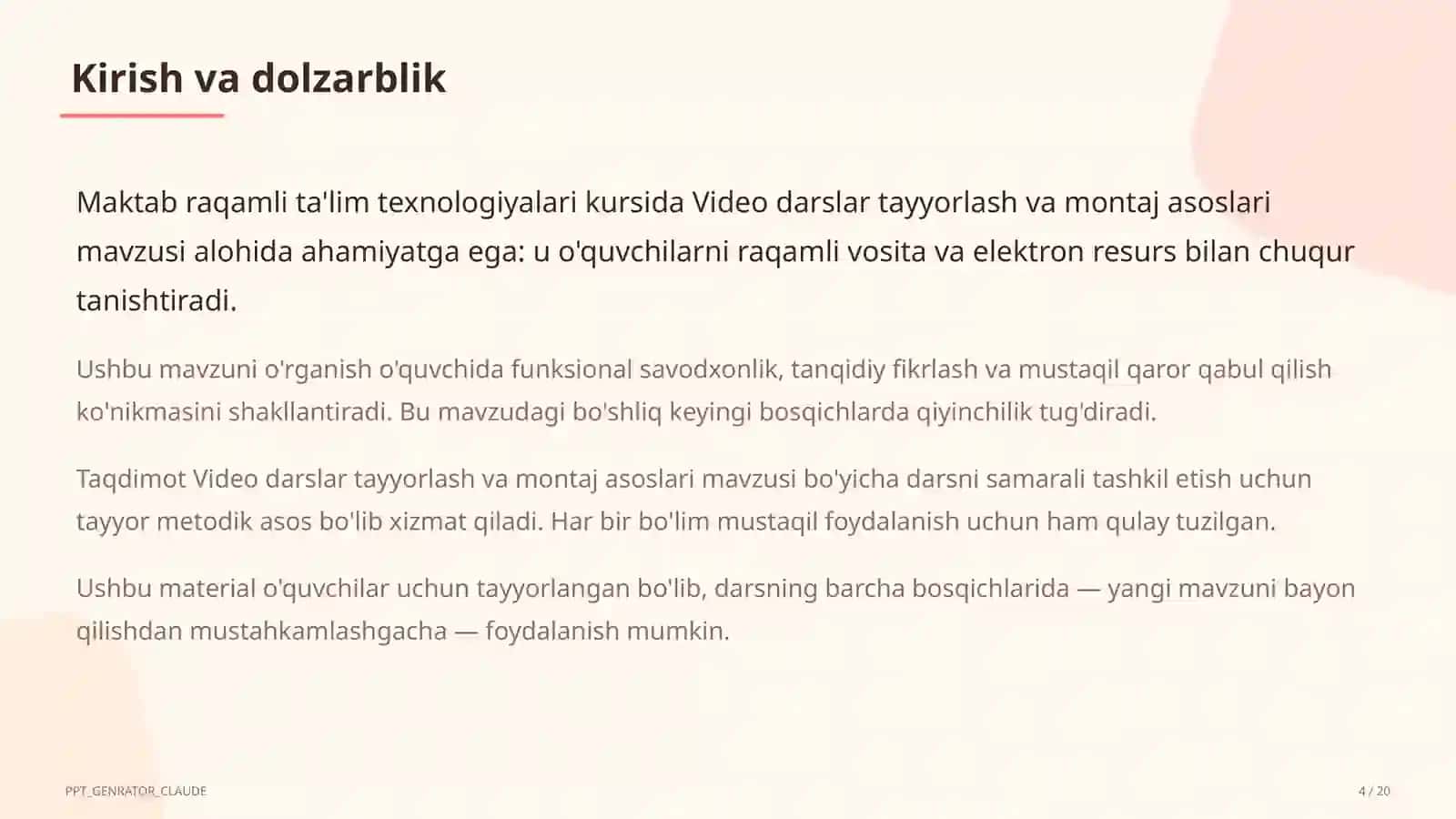 Raqamli ta'lim texnologiyalari 4