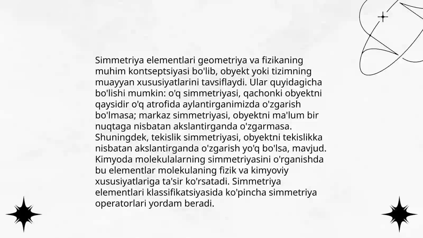 Kristal simmetriya va tizimlar 4