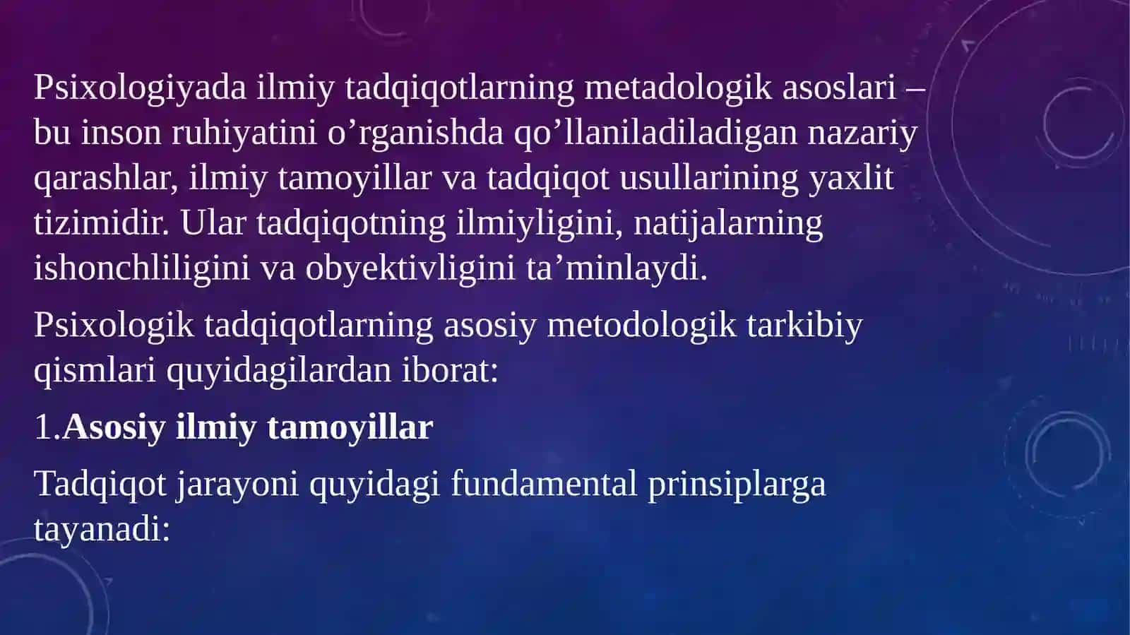 Psixologiyada ilmiy tadqiqotlarning metodologik asoslari 4