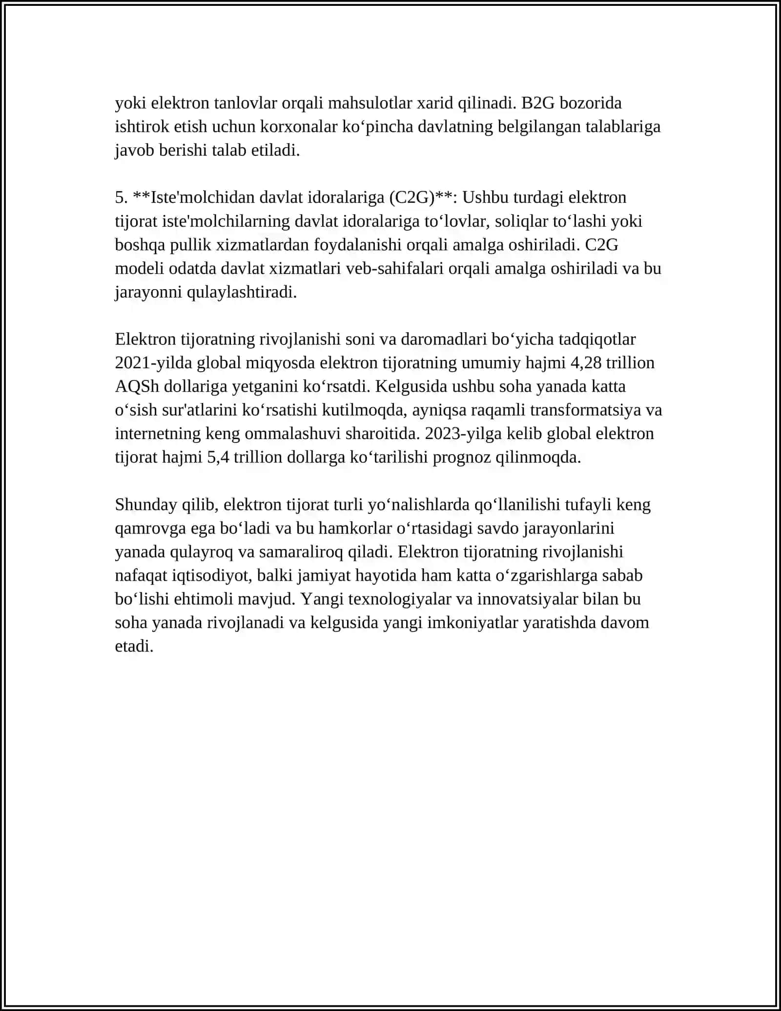 E-COMMERSNING TURLARI 4