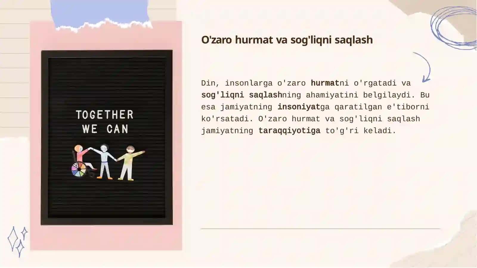 Dinlarning jamiyat taraqqiyotiga ta'siri 4