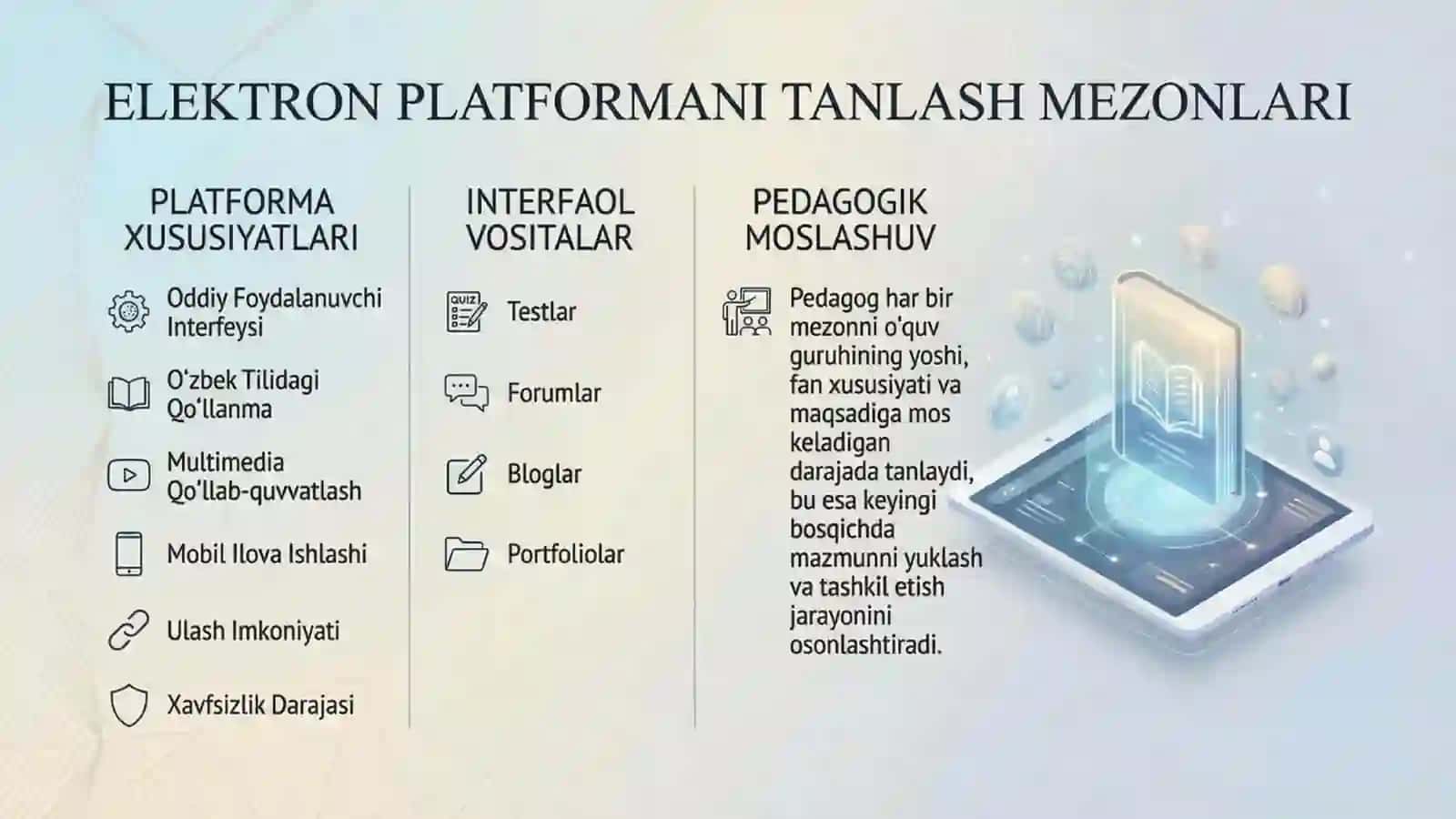 Elektron platformasida ishlash 4