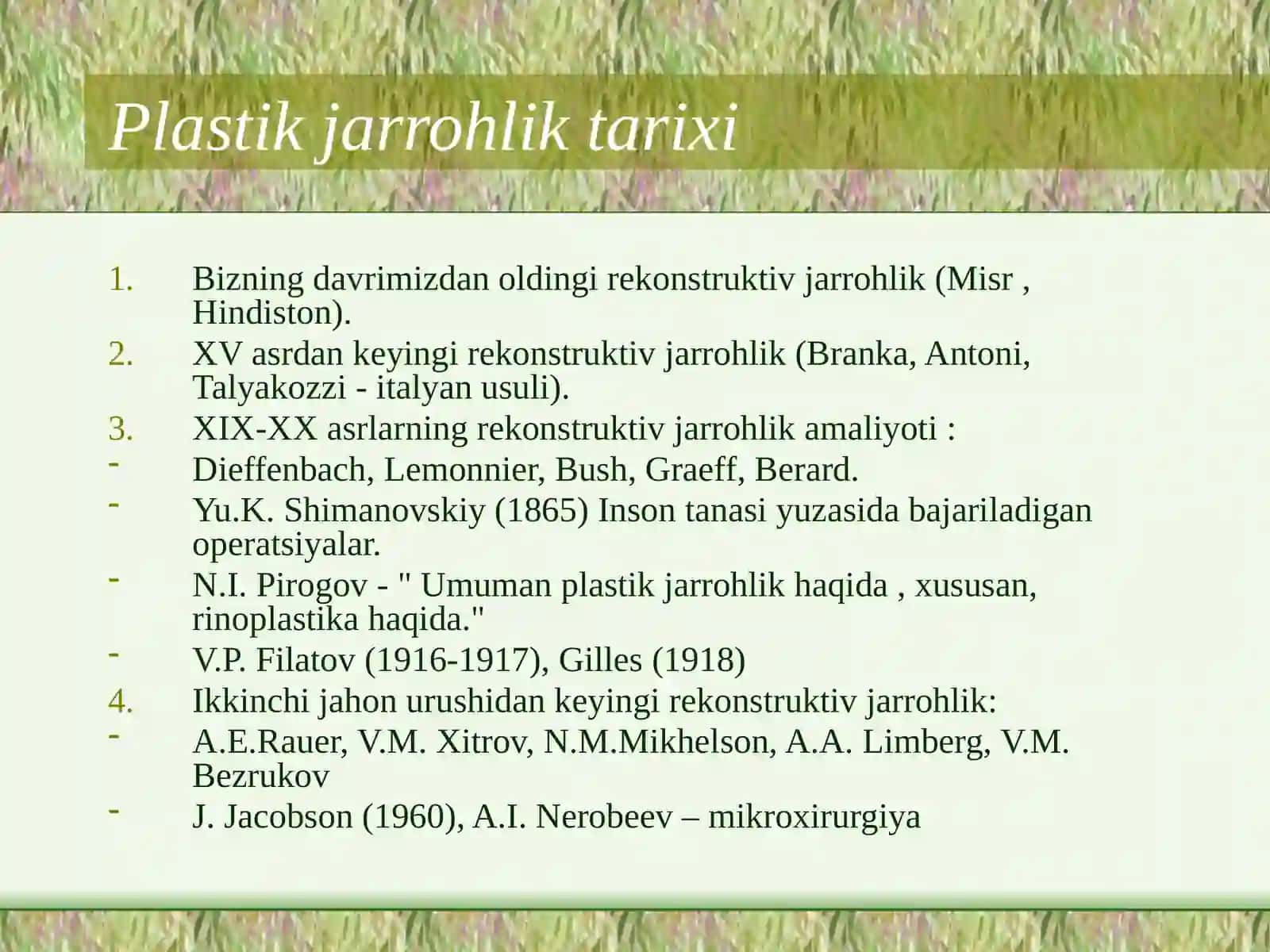 YUZ-YUZ SOHASIDA QAYTA TIKLASH OPERATSIYALARINING VAZIFALARI VA ULARNING AHAMIYATI 4