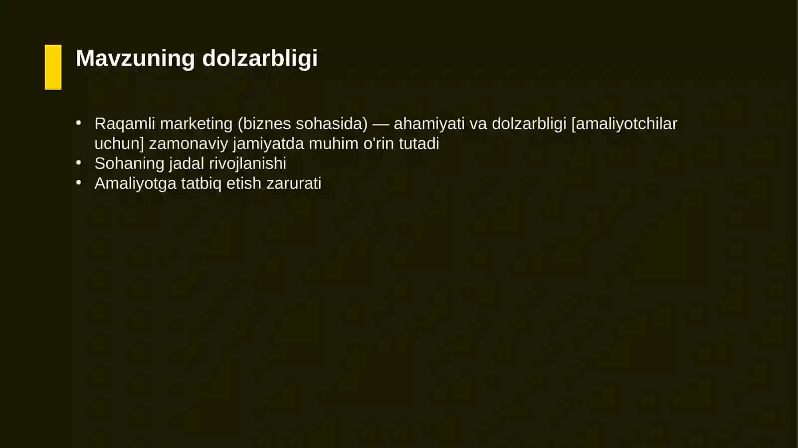 Raqamli marketing (biznes sohasida) — ahamiyati va dolzarbligi [amaliyotchilar uchun] 4