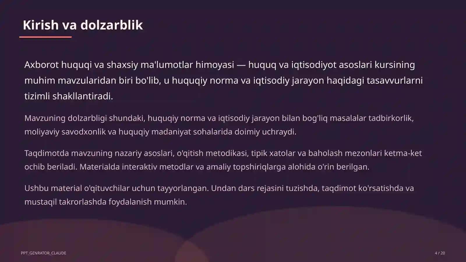 Huquq va iqtisodiyot asoslari (9–11) 4