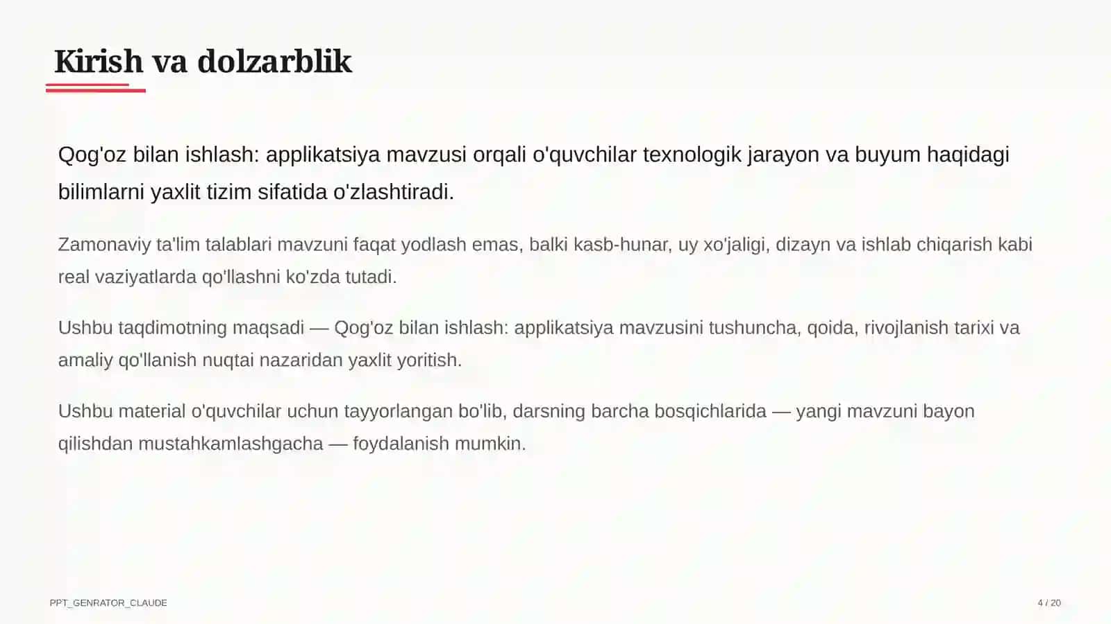 Qog'oz bilan ishlash: applikatsiya (1-sinf) 4