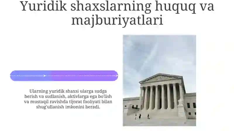 Yuridik shaxslar turlari 4