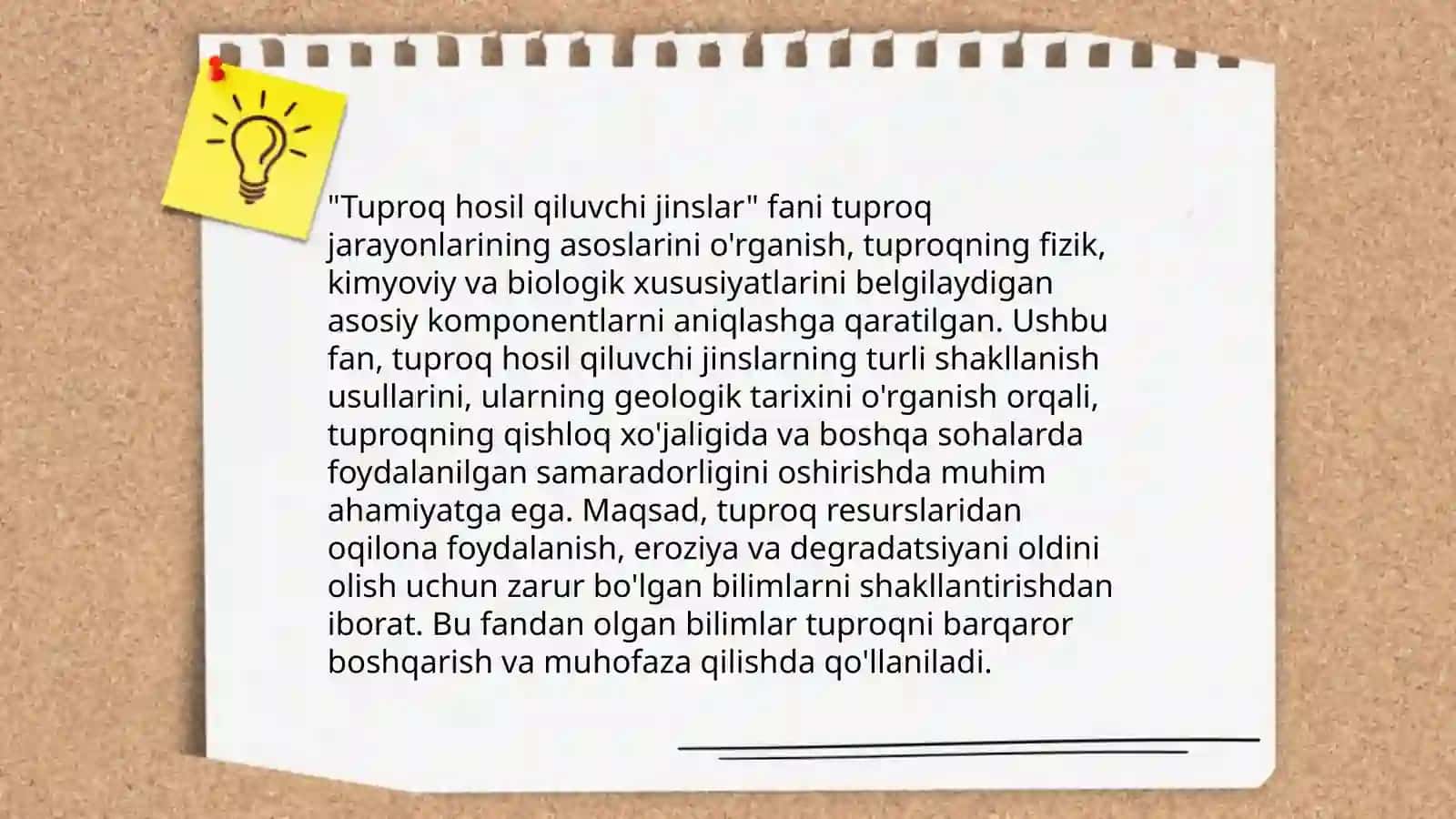 Tuproq hosil qiluvchi jinslar fanining predmeti 4