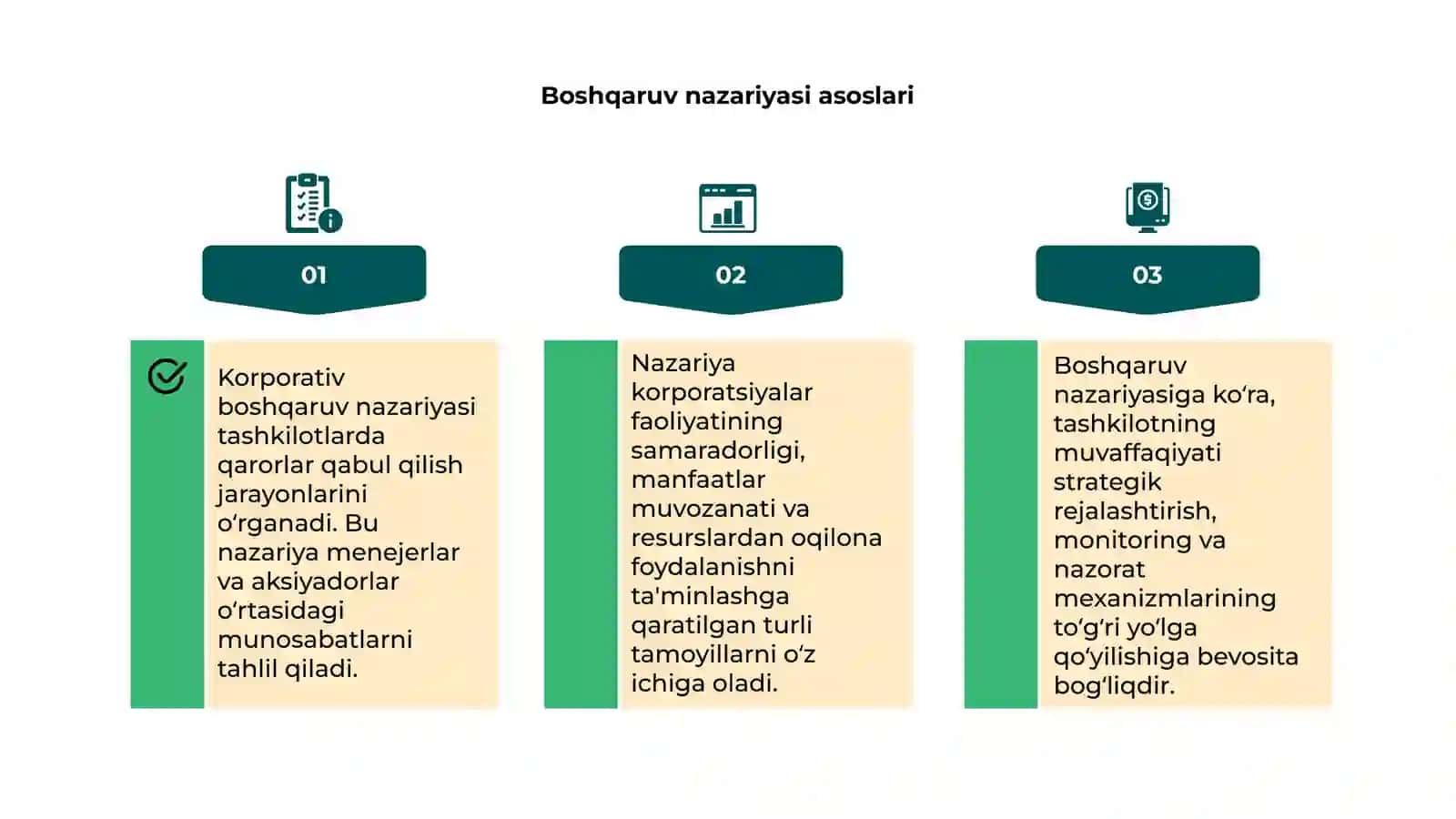 Korporativ boshqaruvning nazariy va iqtisodiy jihatlari 4