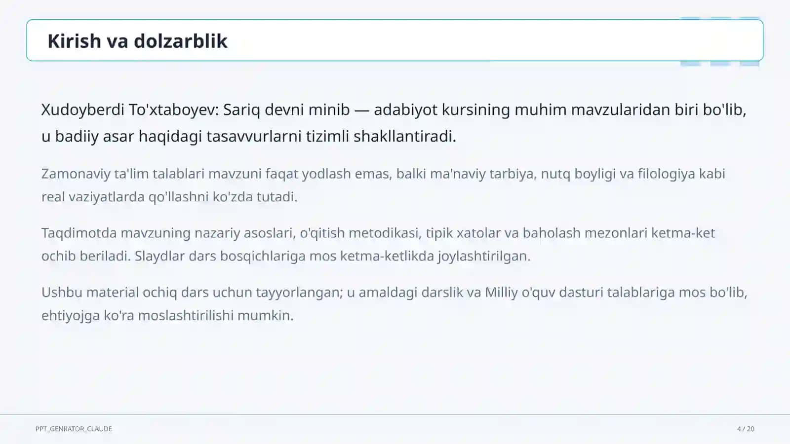 Sariq devni minib (6-sinf) 4