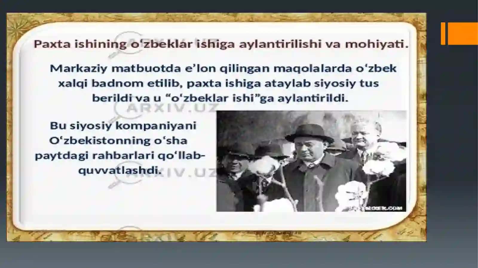 O'ZBEKISTON TARIXI 4