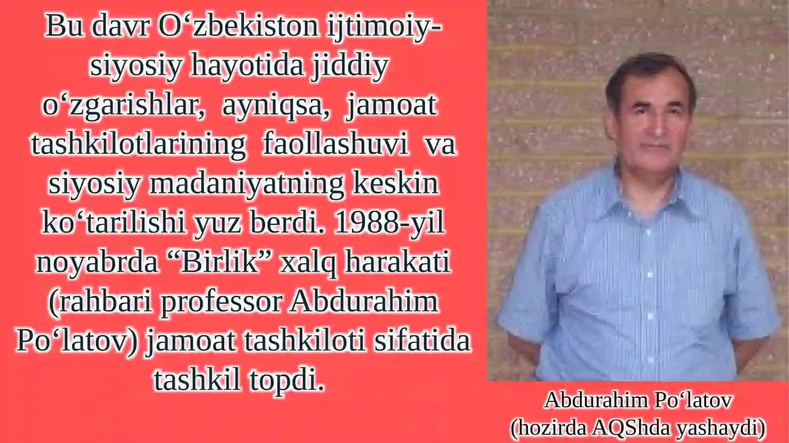 O‘zbekiston mustaqillikka erishish ostonasida 4