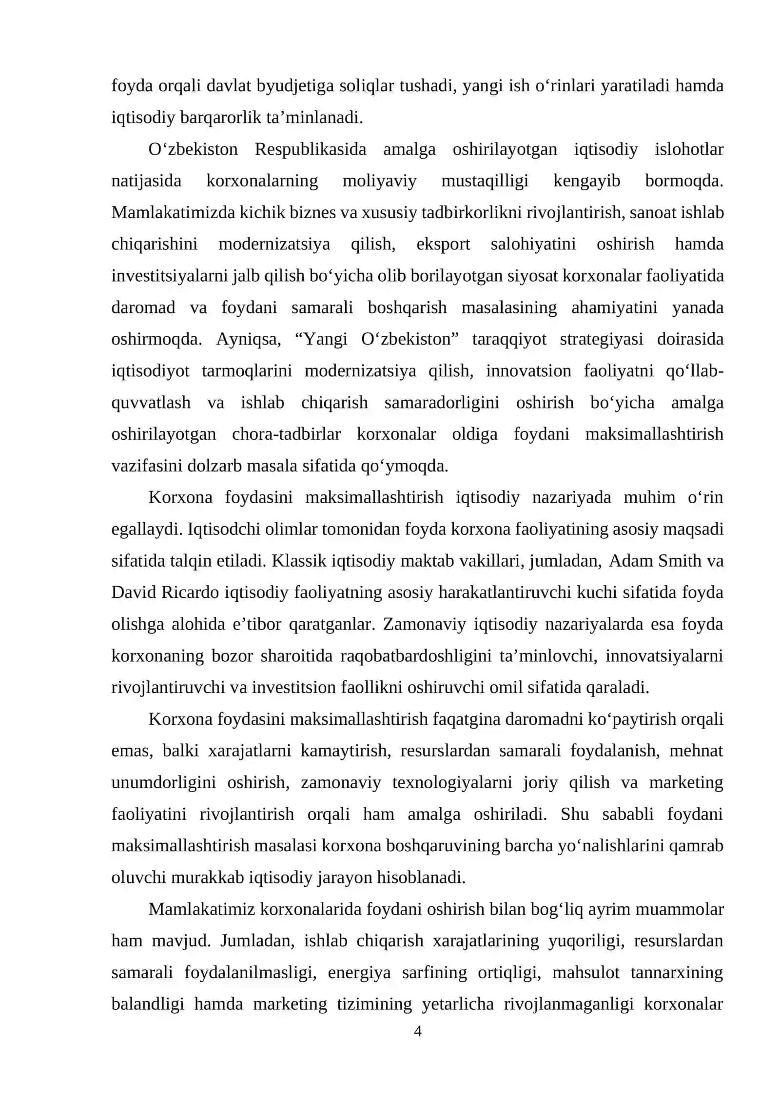 KOROXONA DAROMADLARI VA FOYDASINI MAKSIMALLASHTIRISH 4