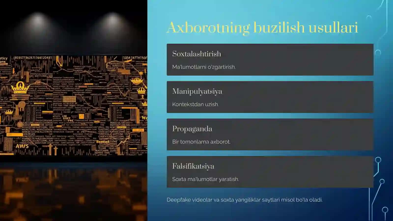 Faktlar tahlilida axborot ishonchliligini baholash 4