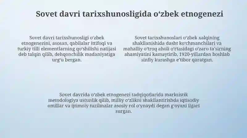 O’zbek xalqi etnik tarixi tarixshunosligi 4