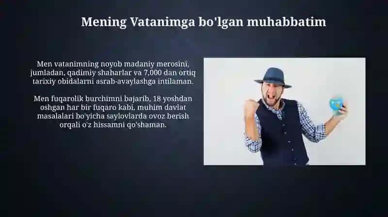 Kelajak uchun Rejalarim 4
