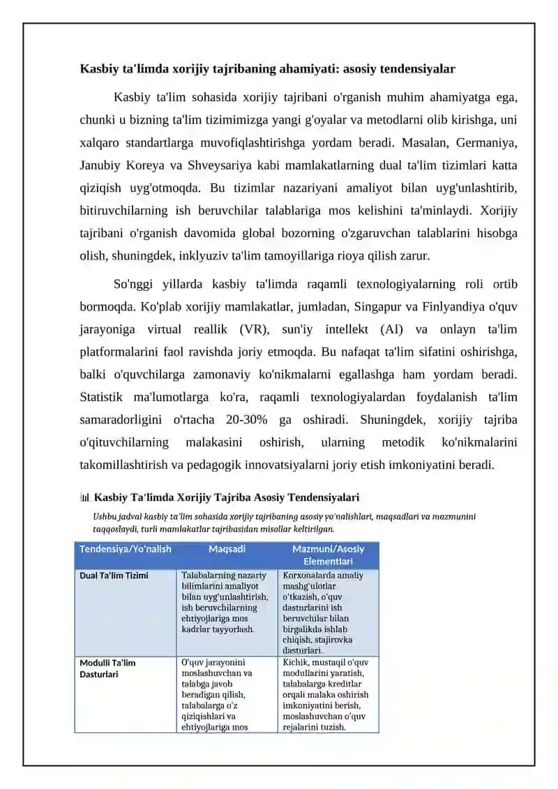 Kasbiy Ta'lim sohasidagi Ilg'or Chet el Tajribasi 4