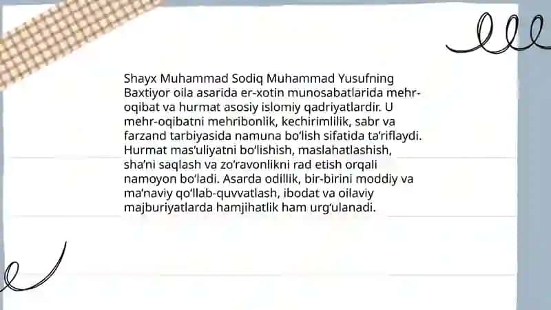 Baxtiyor oila 4