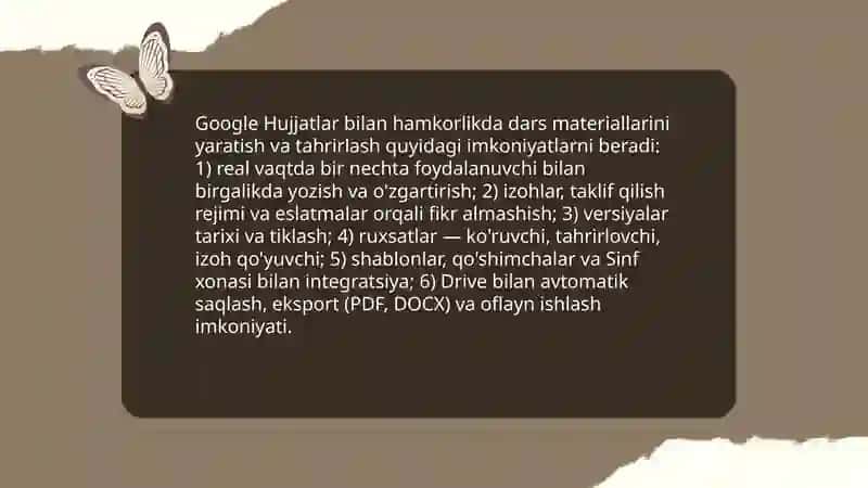 Google Disk va Hujjatlar 4