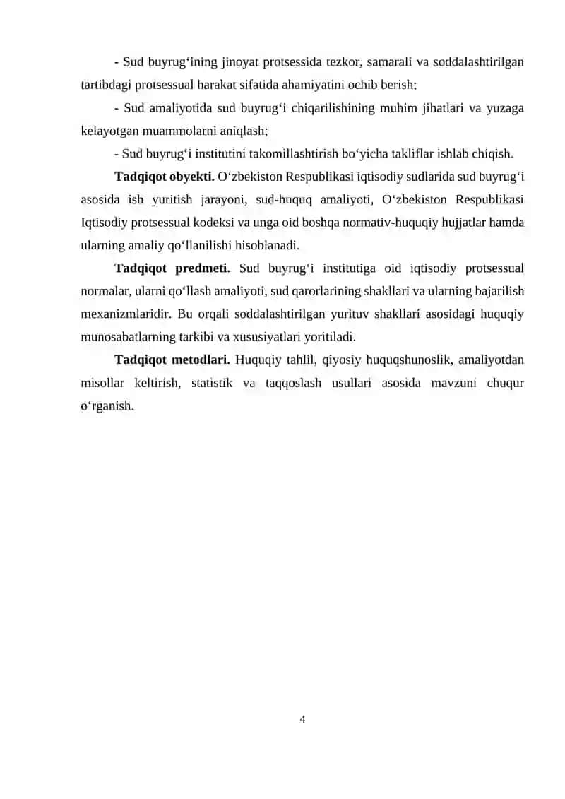 SUD BUYRUG’INI BERISH ASOSLARI 4