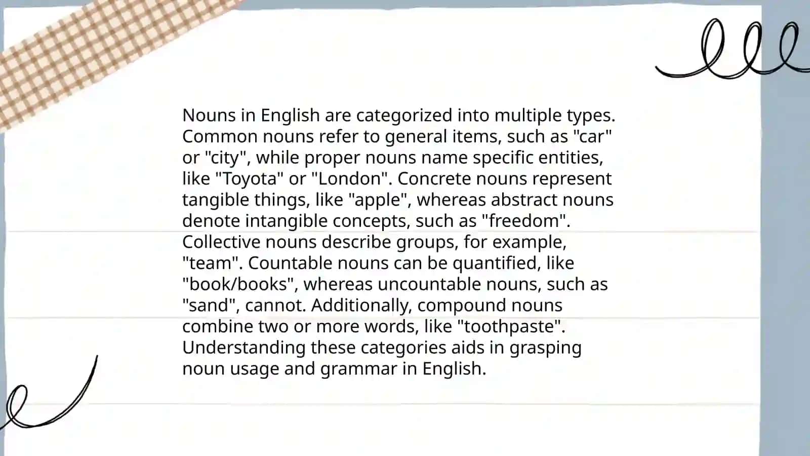 Noun General 4