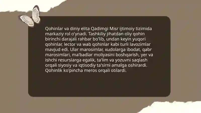 Qadimgi Misr ijtimoiy tizimi 4
