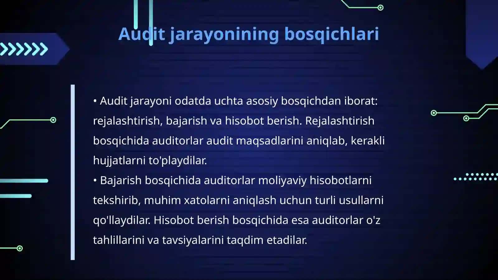 Moliyaviy natijalar audit 4