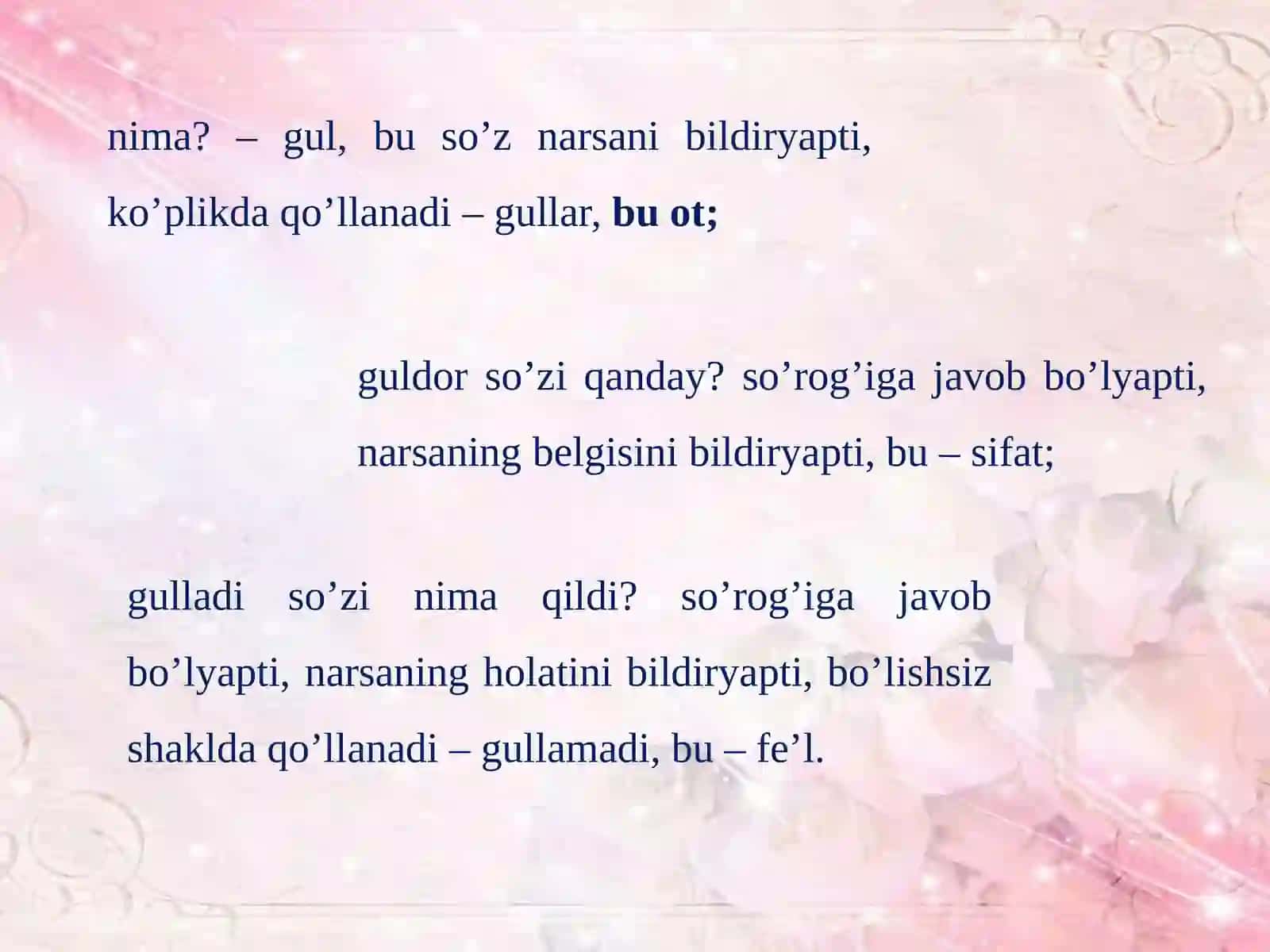 So'zturkumlarini o'rganishda hosil qilinadigan orfografik bilimlar 4