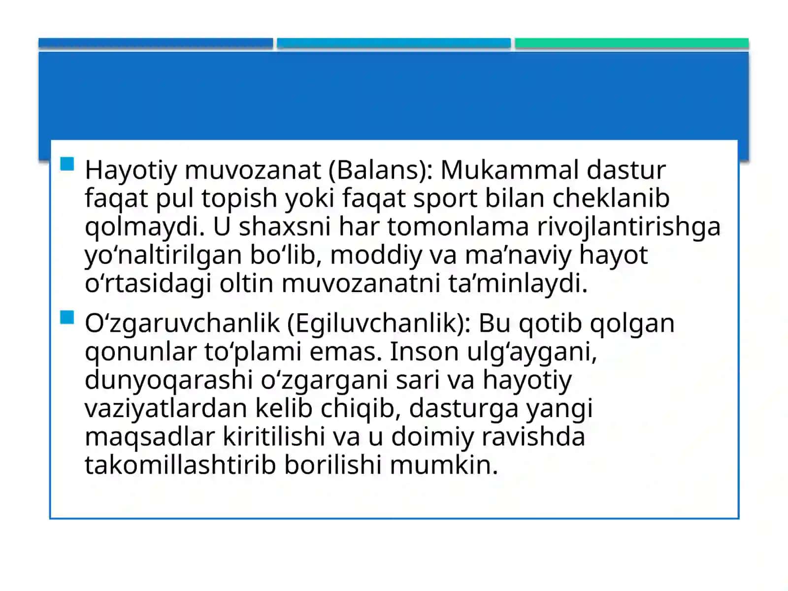 Shaxsiyat tahlil 4