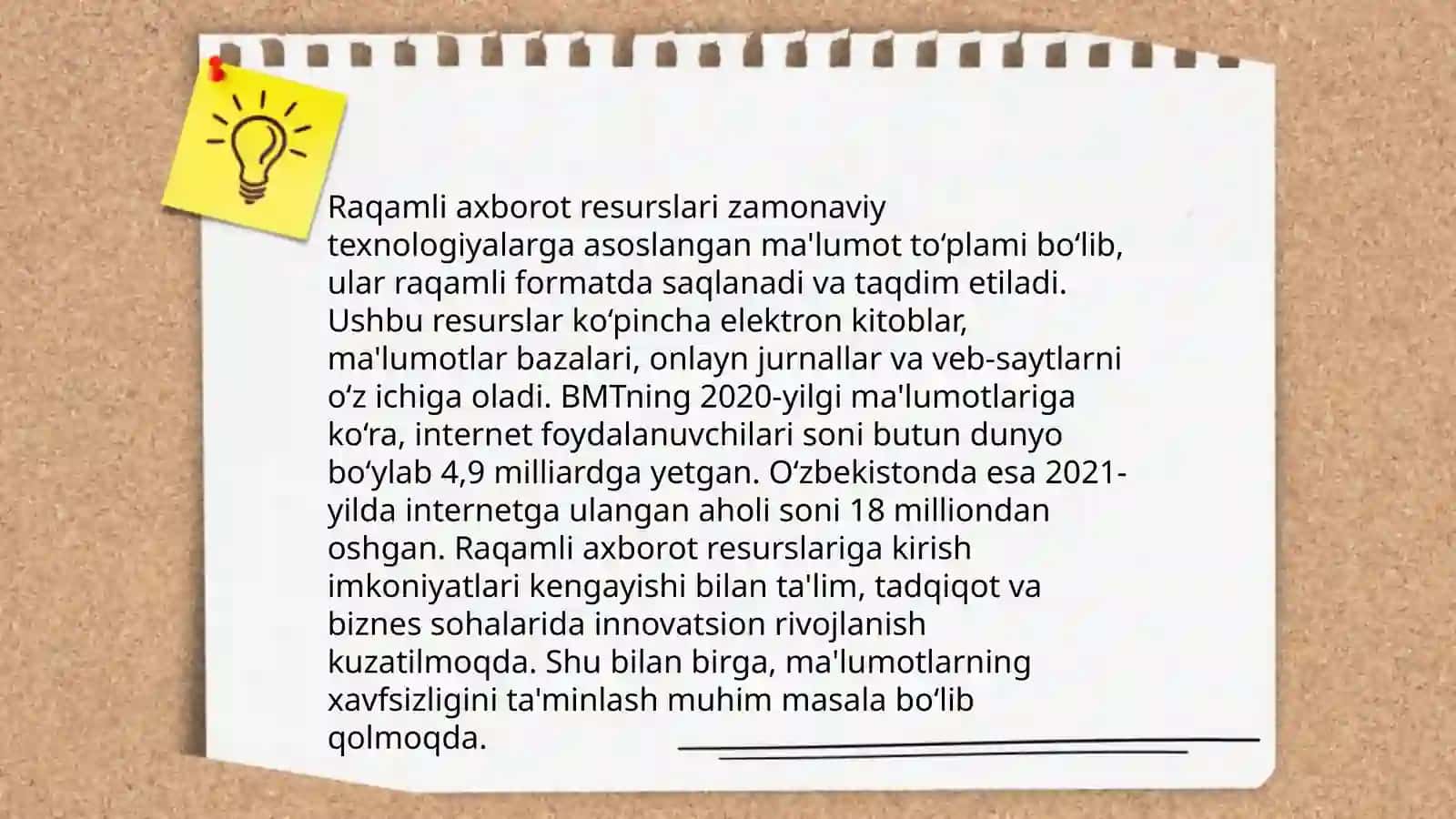 Jahon axborot resurslari shakllari va turlari 4