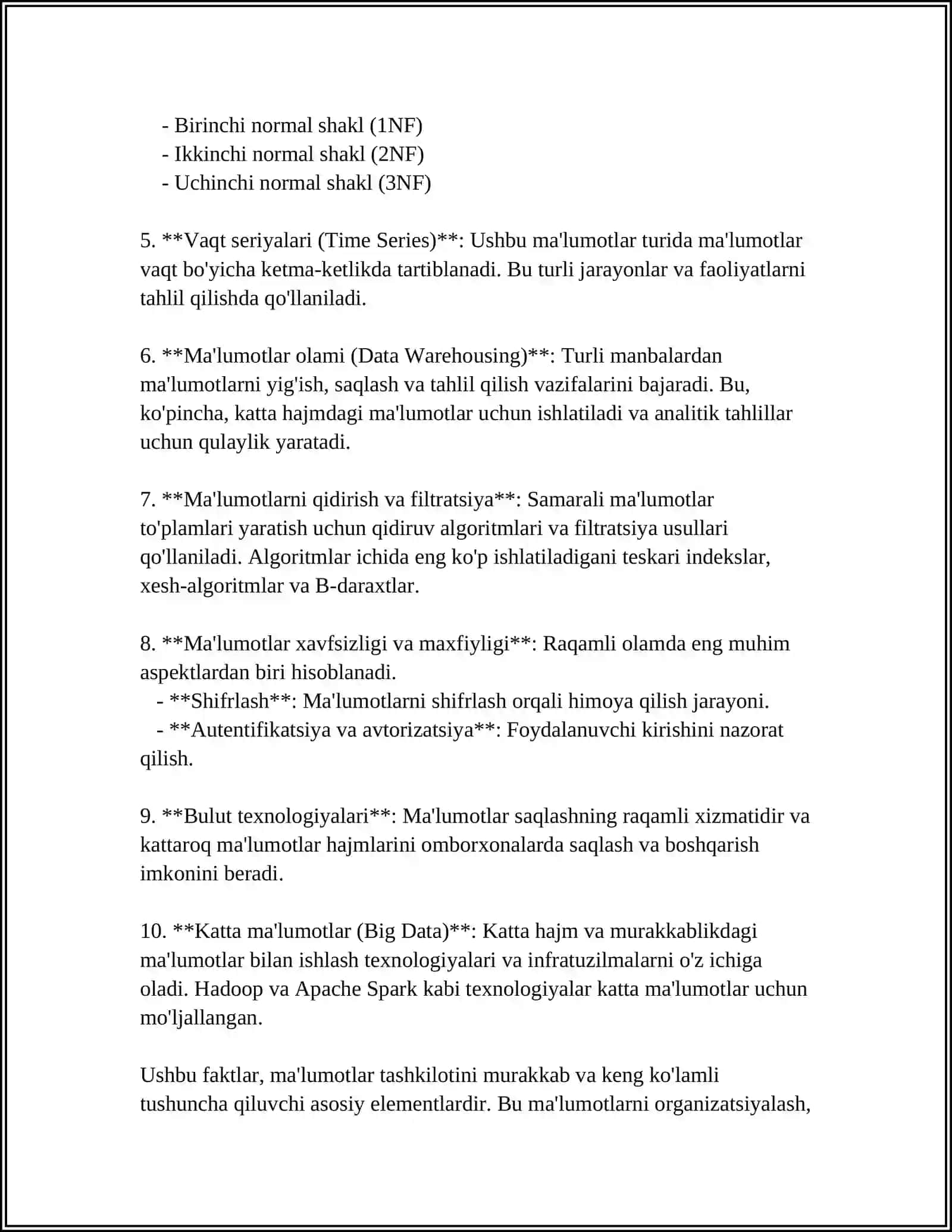 FAYLLAR BILAN ISHLASHNING YANGI USULLARI(I/O TEXNOLOGIYASI) 4