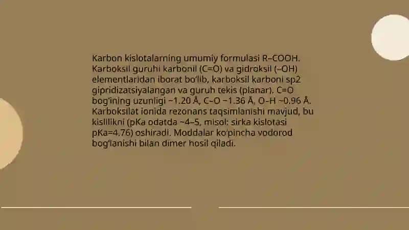 Karbon kislotalar 4