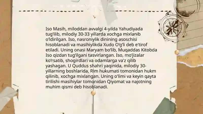 Xristianlik dini tarixi va g' oyalari 4