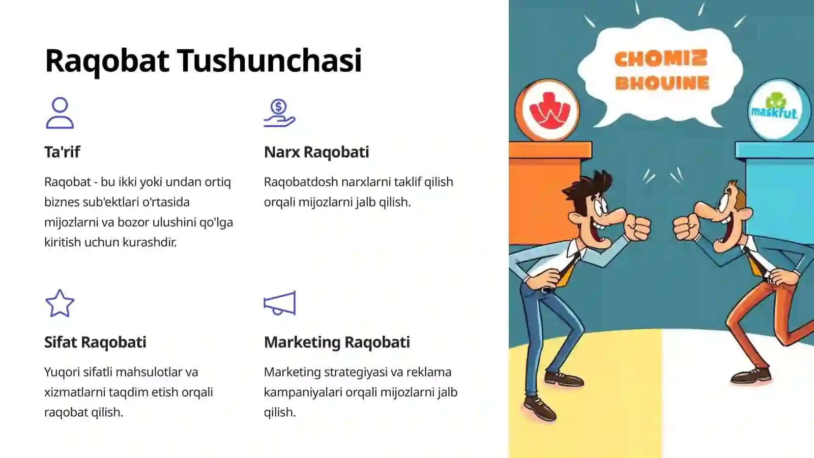 Bozor Tizimi va Raqobat: Asosiy Tushunchalar 4