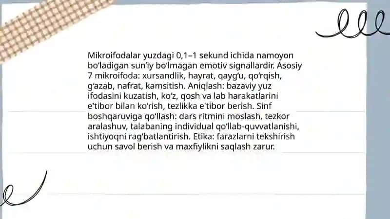 Yuz mimikasini o‘qish va o‘zgalar holati 4