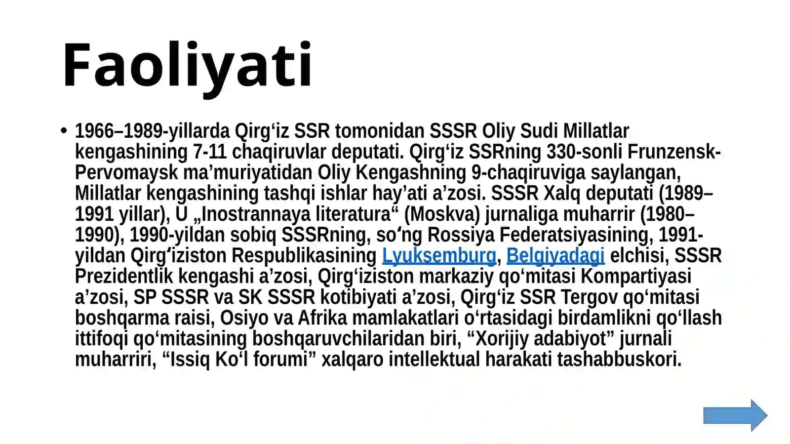 Chingiz Aytmatov hayoti va ijodi "Jamila" va "Alvido ey gulsari " asrlari tahlili 4