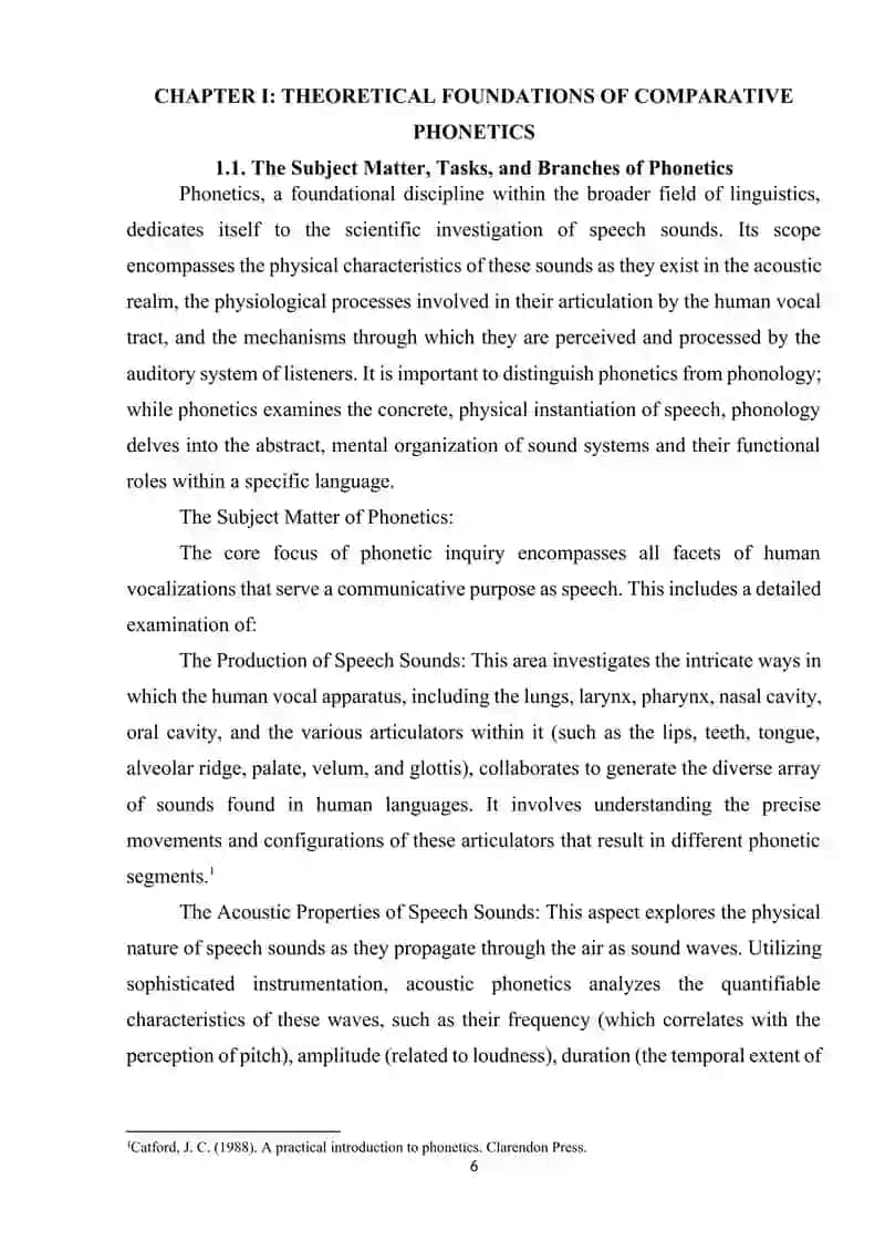 COMPARATIVE ANALYSIS OF SOUND SYSTEMS IN DIFFERENT LANGUAGES 4