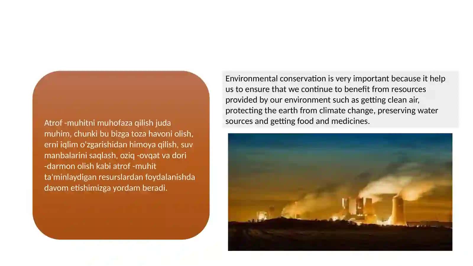 Environmental Conservation 4