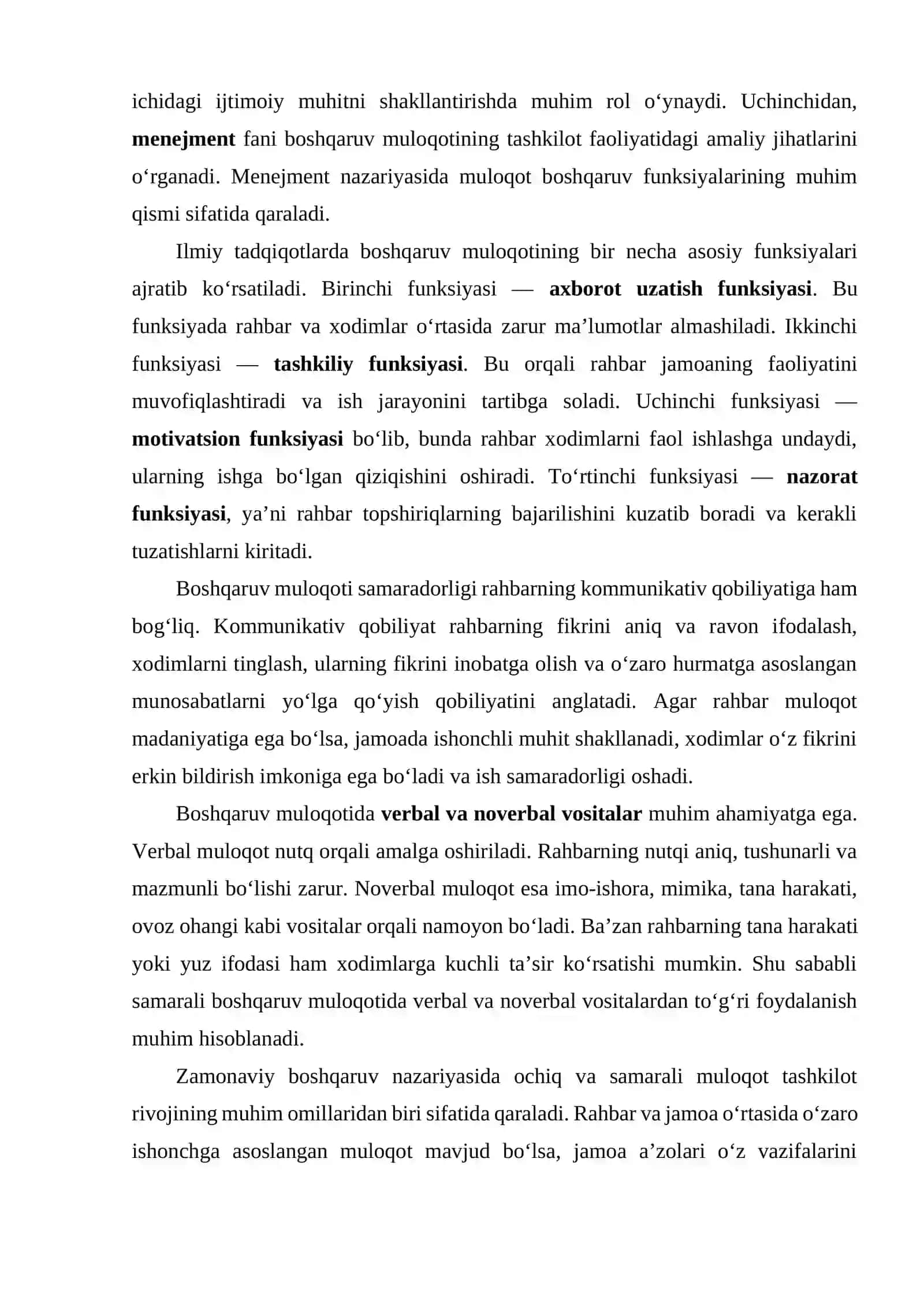 Boshqaruv muloqotining ilmiy-amaliy jabhalari 4