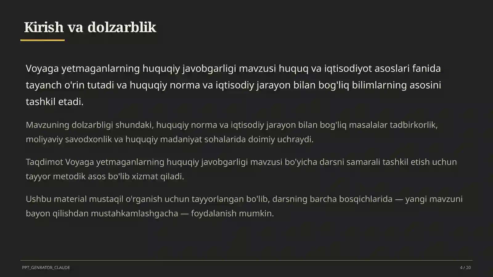 Huquq va iqtisodiyot asoslari (9–11) 4