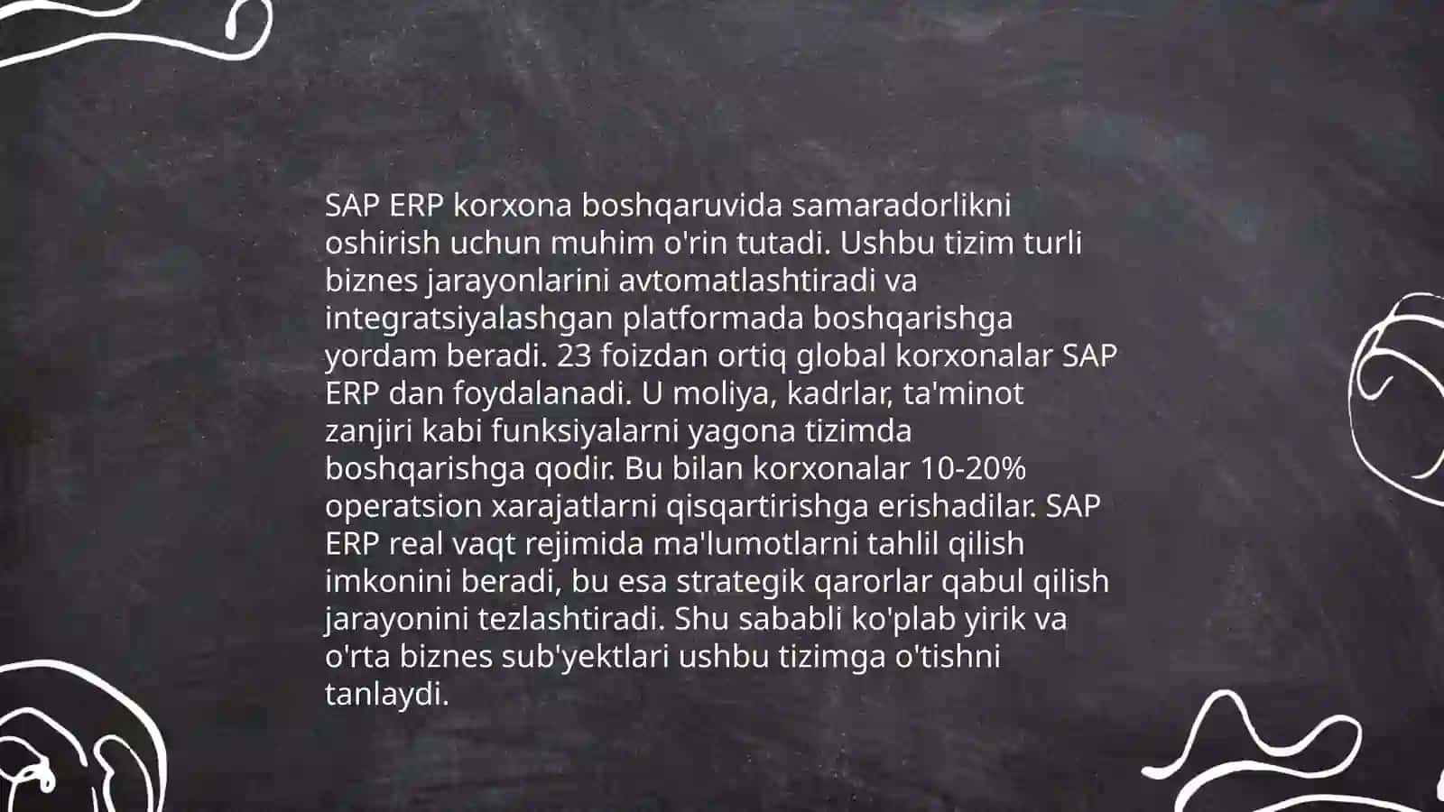 SAP ERP tizimi 4