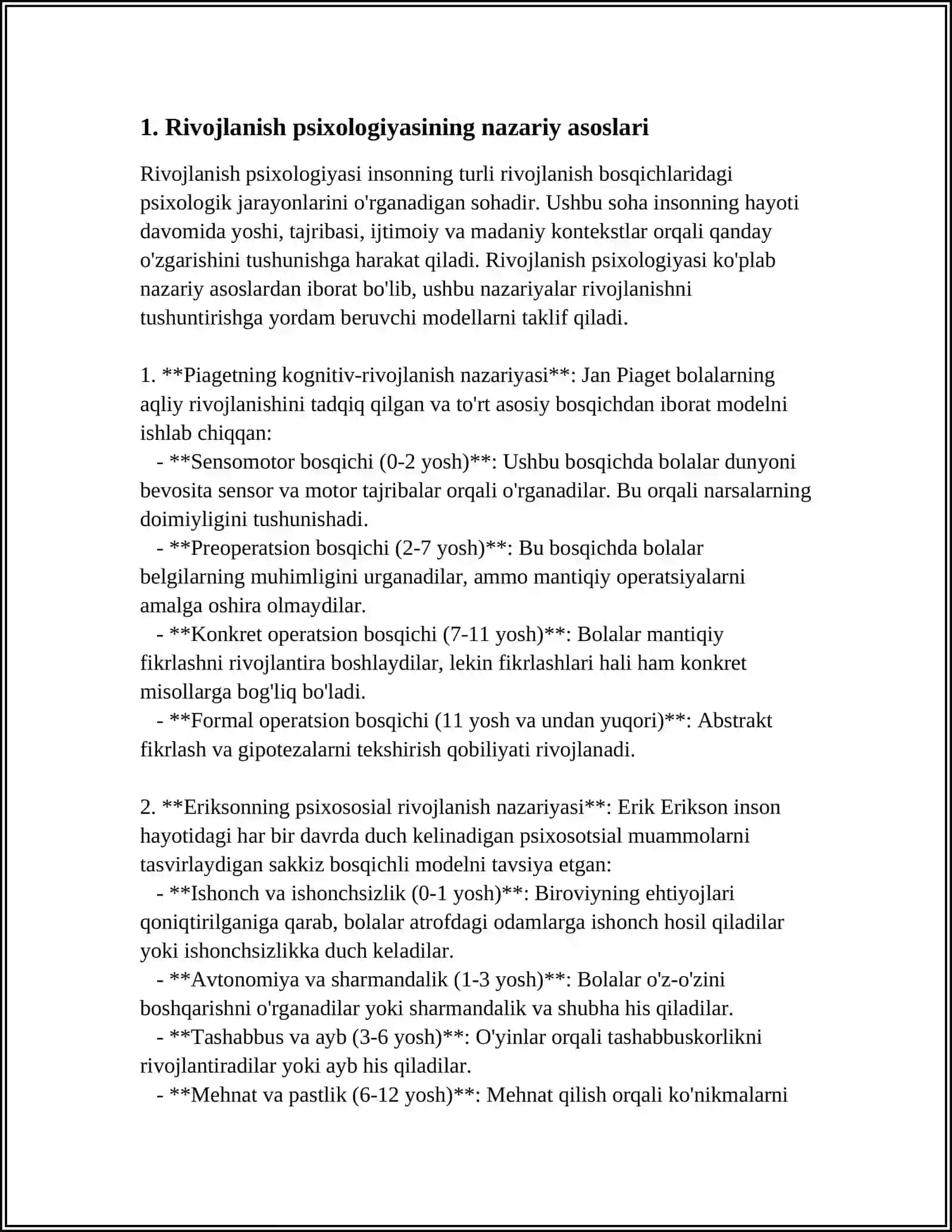 NUTQNI MAKTABGACHA YOSH DAVRDAGI BOLANING TARBIYASIDA VA AQLIY RIVOJLANISHIDA OMIL SIFATIDA QABUL QILISH 4