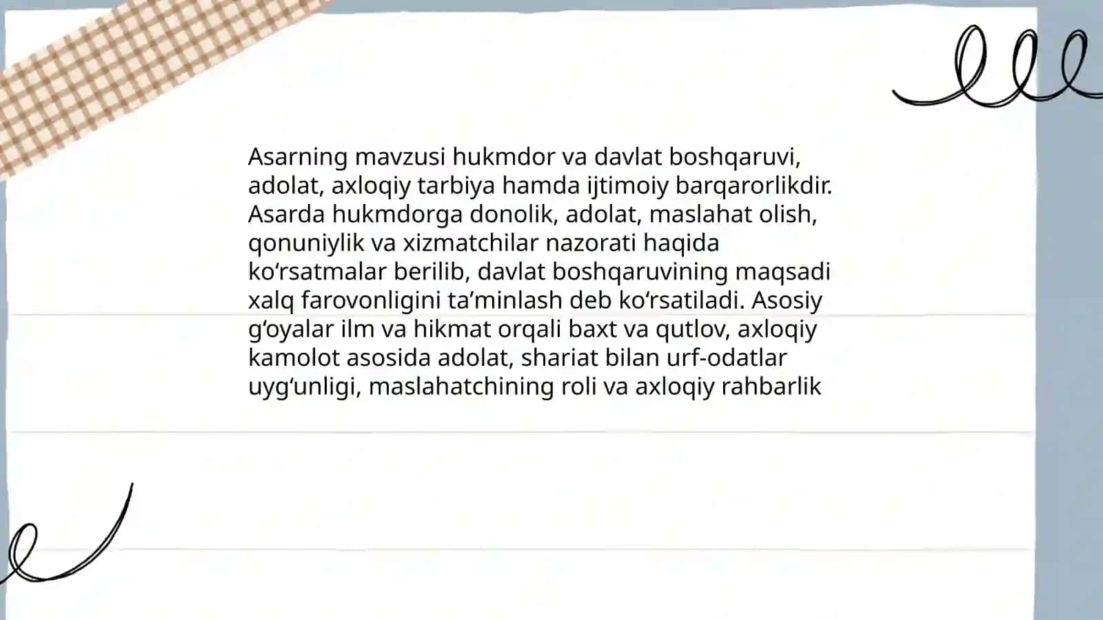 Qutadg'u bilig 4