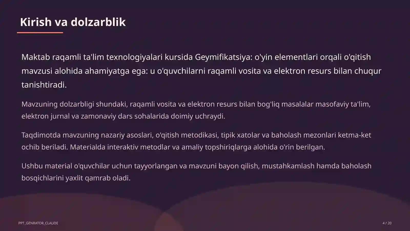 Geymifikatsiya: o'yin elementlari orqali o'qitish 4
