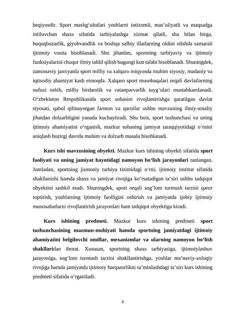 Sport tushinchasi va ijtimoiy ahamiyati 4